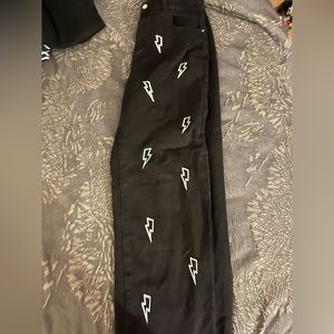 Lightning bolt jeans